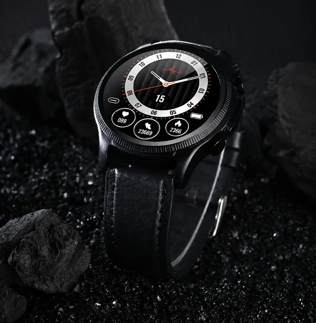 Black sleek designed Aptofit SmartWatch